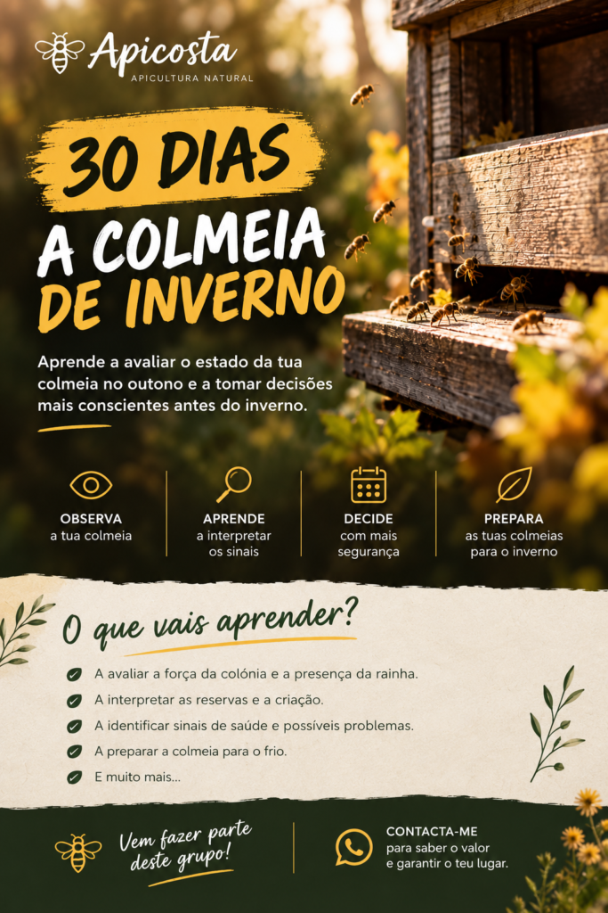 30 dias- colmeia de inverno
